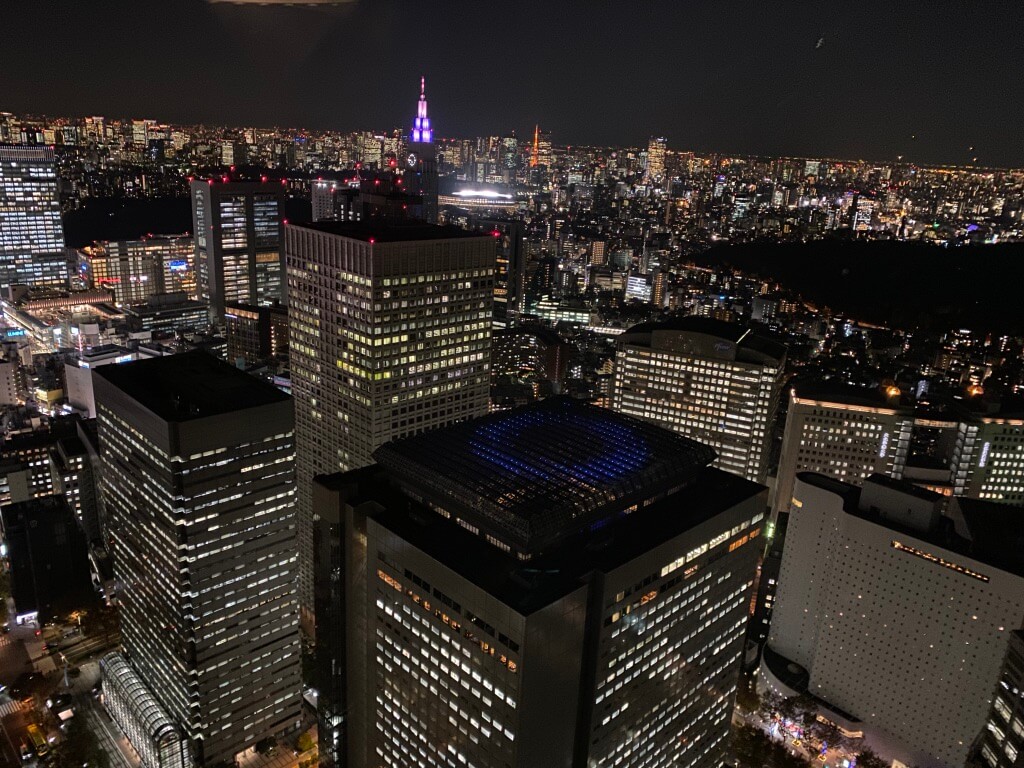 都庁展望室　夜景